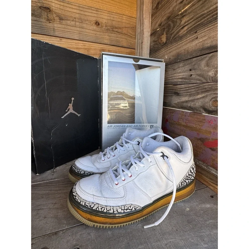 Size 9 - Air Jordan Fusion 3 White Cement‎ AJF3